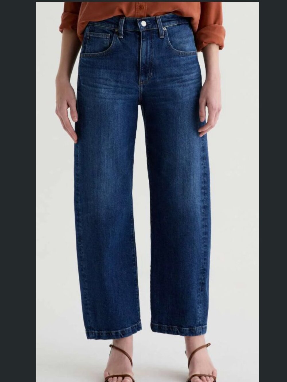 AG Jeans - Hattie Barrel Crop - SIZE 30